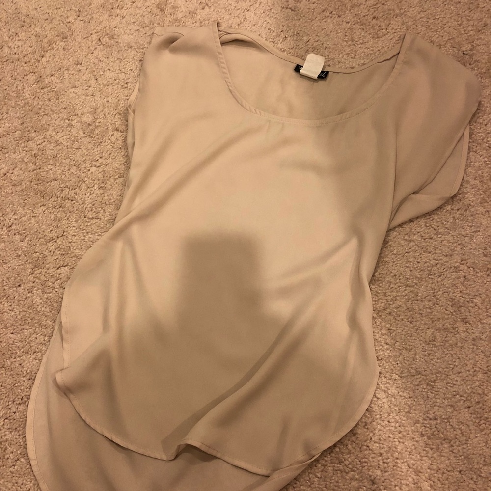 Wet seal dark nude top